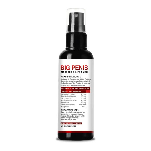 Riffway Big Penis Size Spray Oil (30ml)