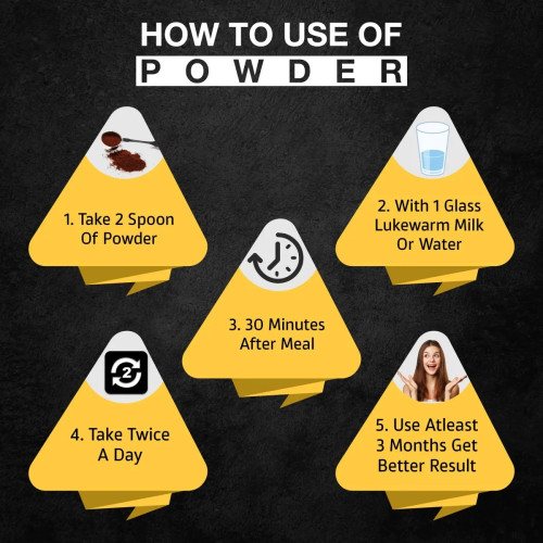 Riffway Big Penis Size Powder + Sexual Wellness Oil (100g Powder + 15ml Oil) (1Pack)