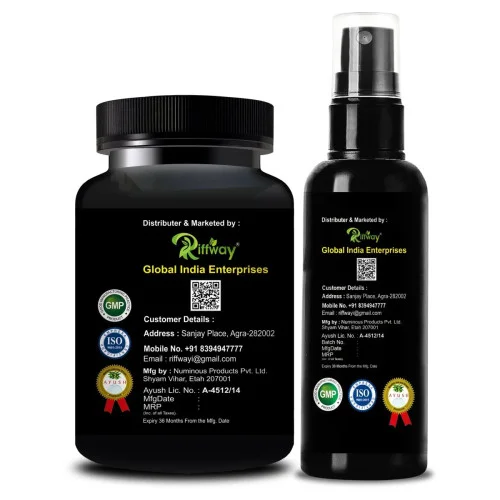 Riffway Big Penis Size  Capsules + Big Sexo Oil (15Cap + 15ml Oil) (1Pack)