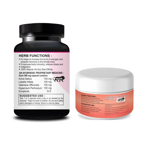 Riffway Big Boom  Capsules + Big Boom Cream (60Cap + Cream 50g) (1Pack)