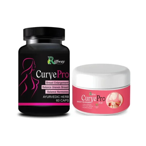 Riffway Curve Pro  Capsules + Curve Pro Cream (60Cap + Cream 50g) (1Pack)