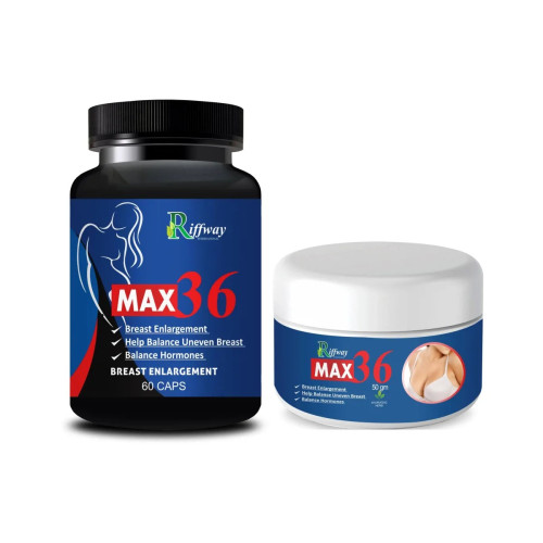 Riffway Max 36  Capsules + Max 36 Cream (60Cap + Cream 50g) (1Pack)