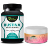 Riffway Bustina Breast Increase  Capsules + Beauty Look Cream (30Cap + Cream 50g) (1Pack)