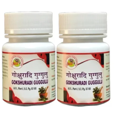 HASS Gokshukradi Guggulu (40 Tablets, Pack of 2)