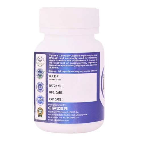 Cipzer LB Kabir  Capsulesule (60cap)