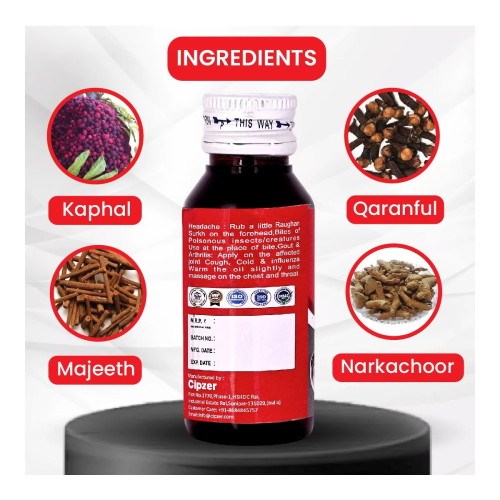 Cipzer Raughan E Surkh (50ml)