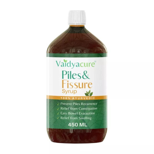 Vaidyacure Piles & Fissure Syrup (450ml)
