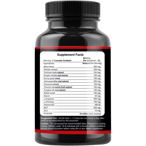 Asza Healthcare Testo Mx (60 Capsules)