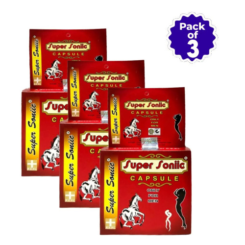 REPL Super Soniic  Capsulesule (4cap, Pack of 3)