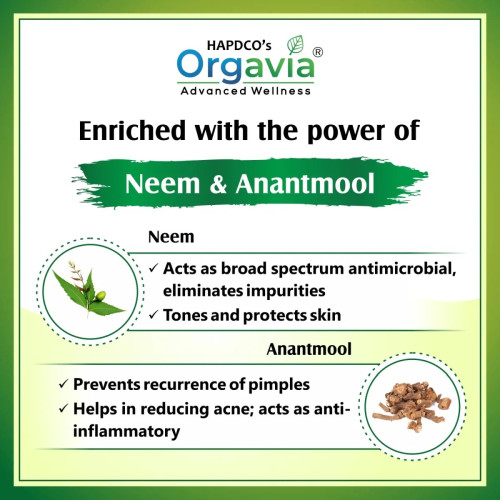 Orgavia Neem & Anantmool  Tablets (60 Tablets)
