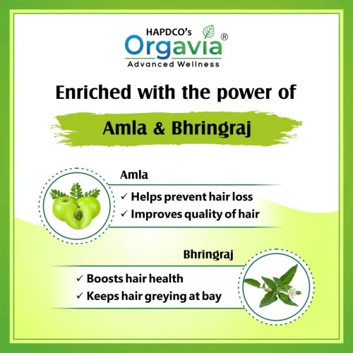 Orgavia Amla & Bhringraj  Tablets (60 Tablets)