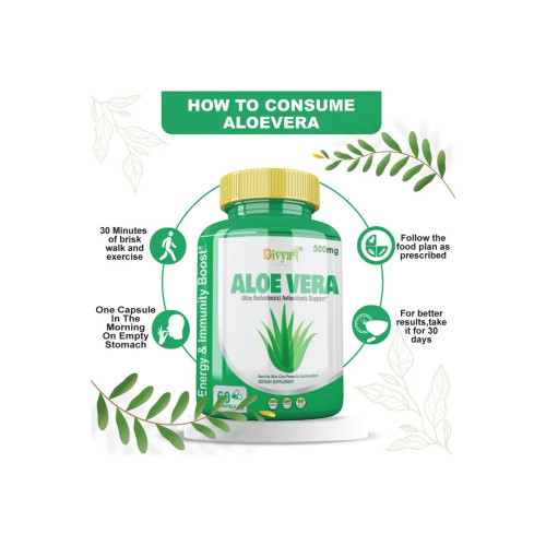 Divya Shree Aloe Vera  Capsules (60cap)