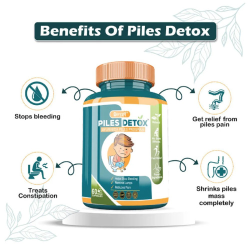 Divya Shree Piles Detox  Capsules (60cap)
