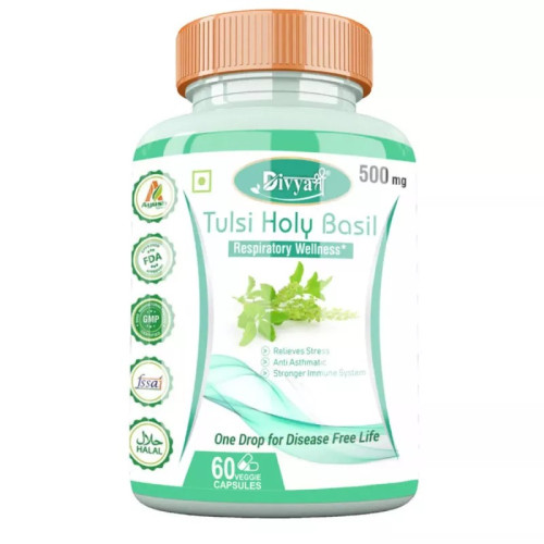 Divya Shree Tulsi Holy Basil  Capsules (60cap)