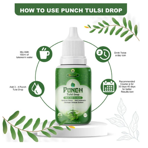 Divya Shree Punch Tulsi Drop (30ml)