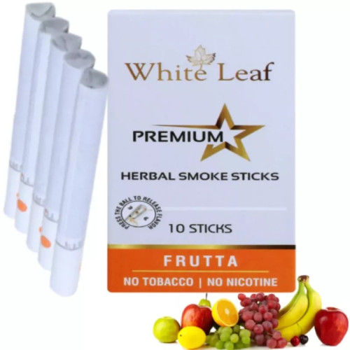 White Leaf Premium Herbal Cigarettes Frutta Flavour (10pcs)