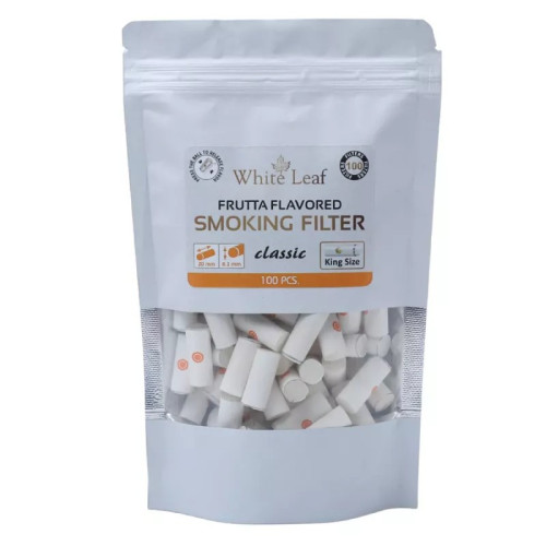 White Leaf Frutta Flavored Smoking Filters Classic (100pcs)