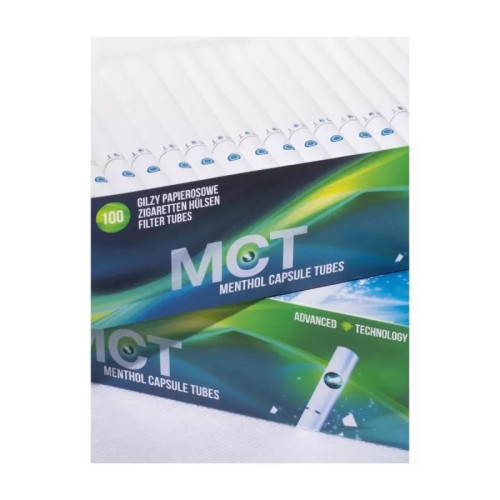 White Leaf Mct Menthol  Capsulesule Cigarettes Tube (100pcs)