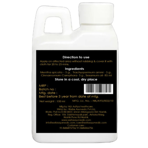 Wefas Pain Oil (100ml)