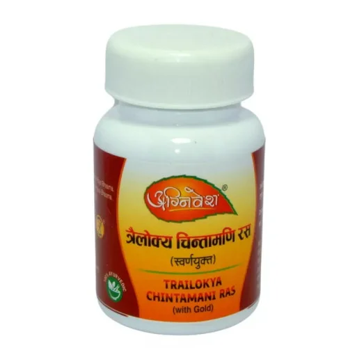 Agnivesh Trailokya Chintamani Ras (With Gold) (10 Tablets)