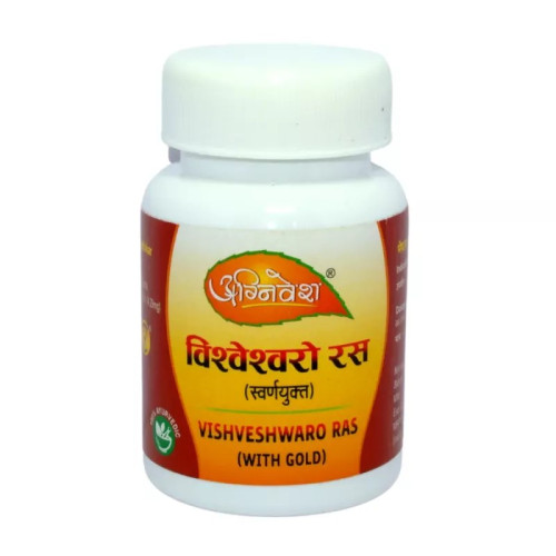 Agnivesh Vishveshwaro Ras (With Gold) (10 Tablets)