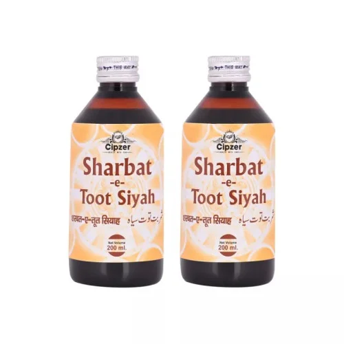 Cipzer Sharbat E Toot Siyah (200ml, Pack of 2)