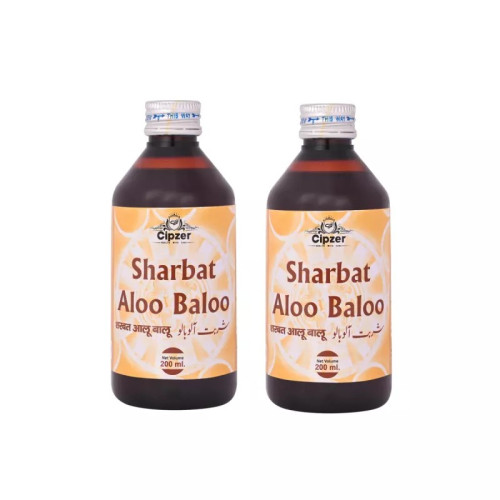 Cipzer Sharbat Aloo Baloo (200ml, Pack of 2)