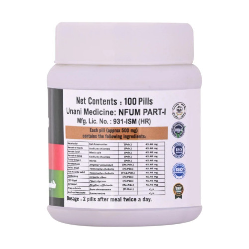 Cipzer Habb E Kabid Naushadari (100Pills, Pack of 2)