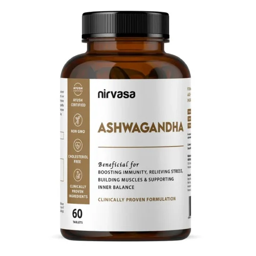 Nirvasa Ashwagandha  Tablets (60 Tablets)