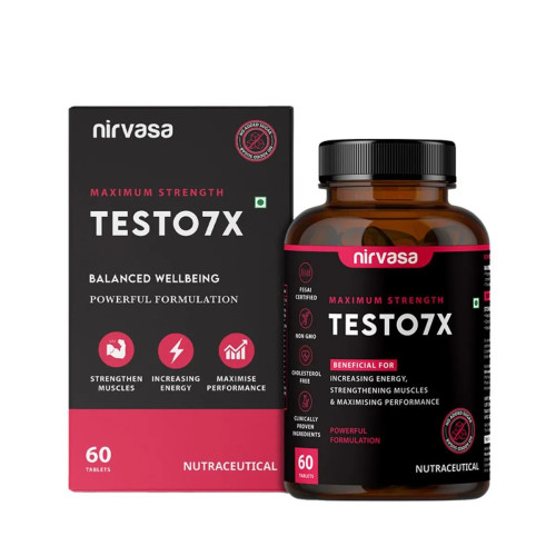 Nirvasa Testo 7X  Tablets (60 Tablets)