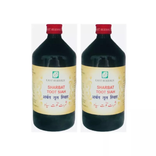 East Herbals Sharbat Toot Siah (200ml, Pack of 2)