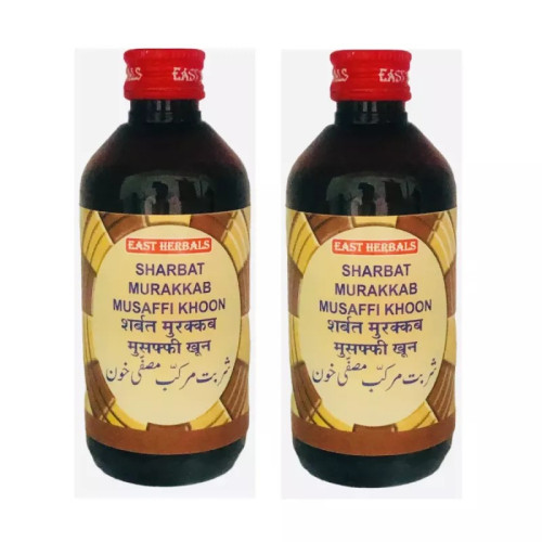 East Herbals Sharbat Murakkab Musaffi Khoon (200ml, Pack of 2)