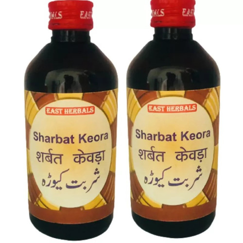 East Herbals Sharbat Keora (200ml, Pack of 2)