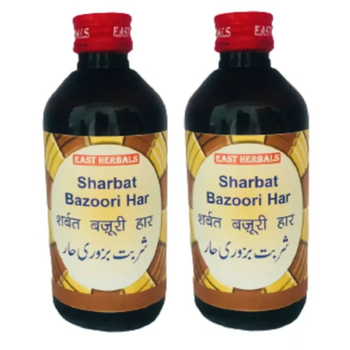 East Herbals Sharbat Bazoori Har (200ml, Pack of 2)