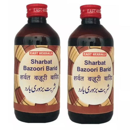 East Herbals Sharbat Bazoori Barid (200ml, Pack of 2)