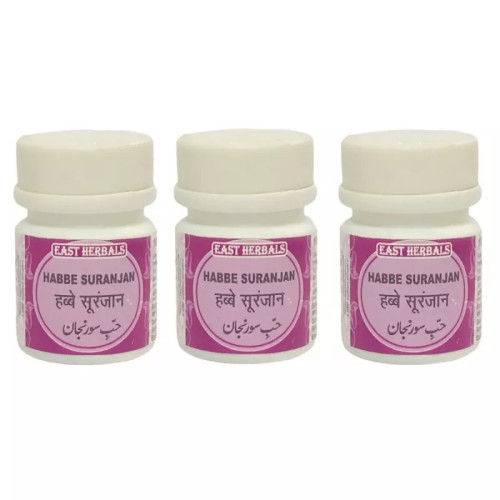 East Herbals Habbe Suranjan (100 Tablets, Pack of 3)