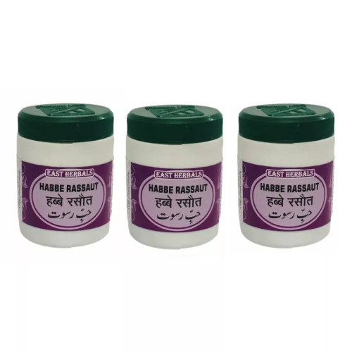 East Herbals Habbe Rassaut (50 Tablets, Pack of 3)