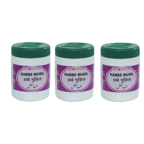 East Herbals Habbe Muqil (50 Tablets, Pack of 3)