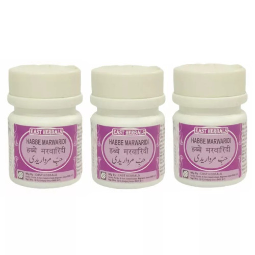 East Herbals Habbe Marwaridi (20 Tablets, Pack of 3)