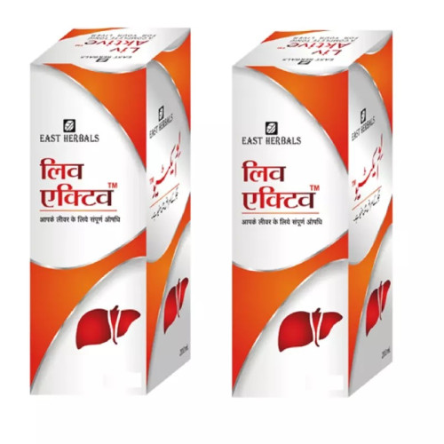 East Herbals Liv Aktive Syrup (100ml, Pack of 2)
