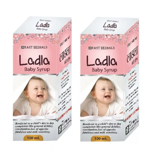 East Herbals Ladla Baby Syrup (100ml, Pack of 2)