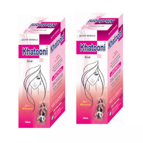 East Herbals Khatooni Syrup (100ml, Pack of 2)