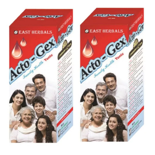 East Herbals Acto Gex Health Tonic (200ml, Pack of 2)