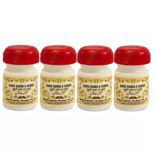 Dehlvi Ambar Qurs Dawa E Gurda (20 Tablets, Pack of 4)