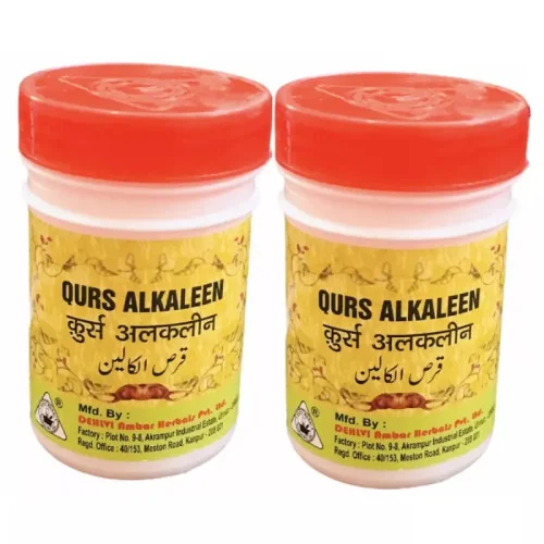 Dehlvi Ambar Qurs Alkaleen (200 Tablets, Pack of 2)