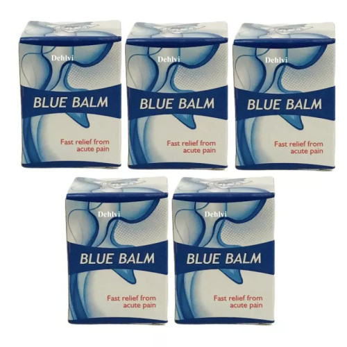 Dehlvi Ambar Blue Balm (10g, Pack of 5)