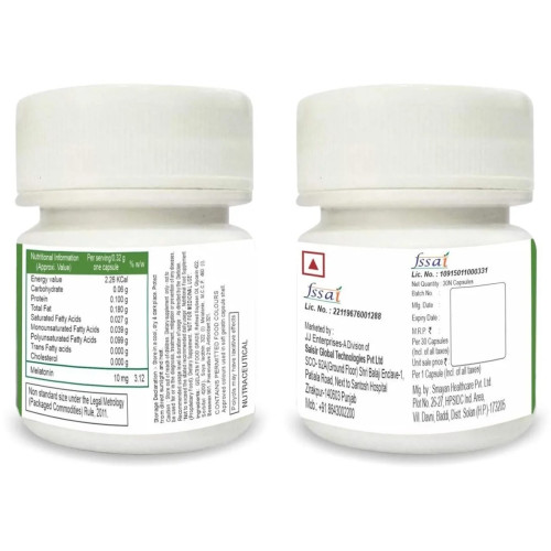 Vringra Melatonin Softgels (30 Capsules)