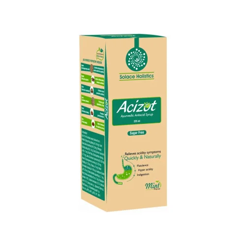 Solace Holistics Acizot Ayurvedic Antacid Syrup (225ml)