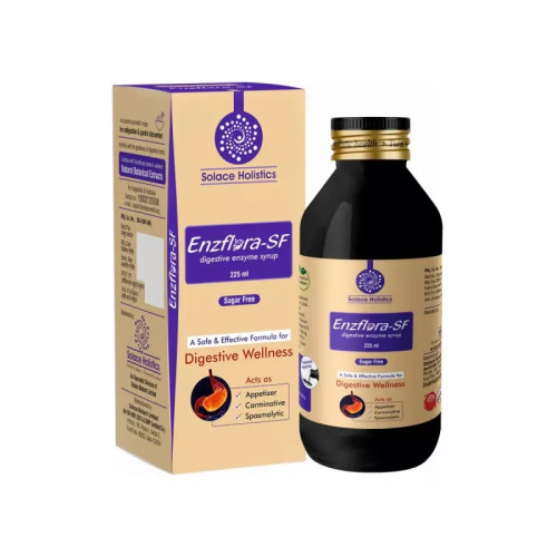 Solace Holistics Enzflora-SF Digestive Enzyme Syrup (225ml)