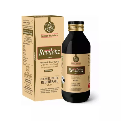 Solace Holistics Revilenz Ayurvedic Liver Syrup (225ml)